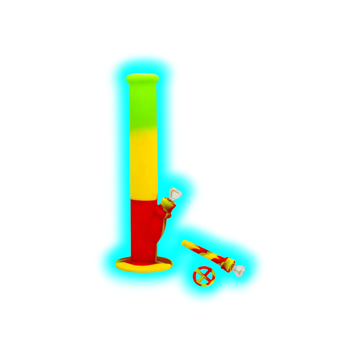 Kulu Silikon Bong Rasta 36cm