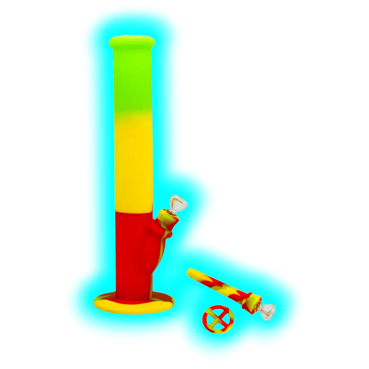 Kulu Silikon Bong Rasta 36cm