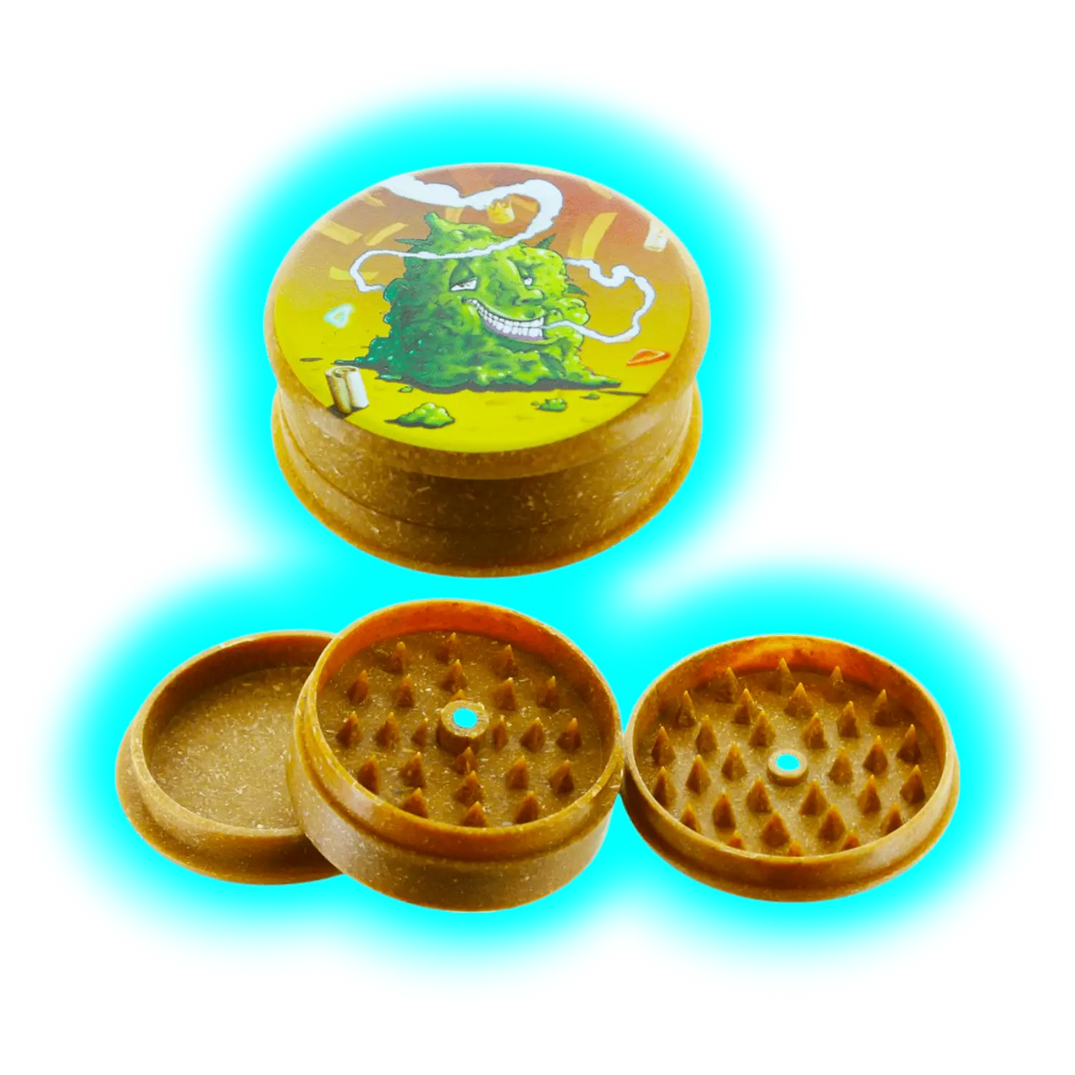 Kush Bong Buds Hemp Grinder 3 Part 50mm