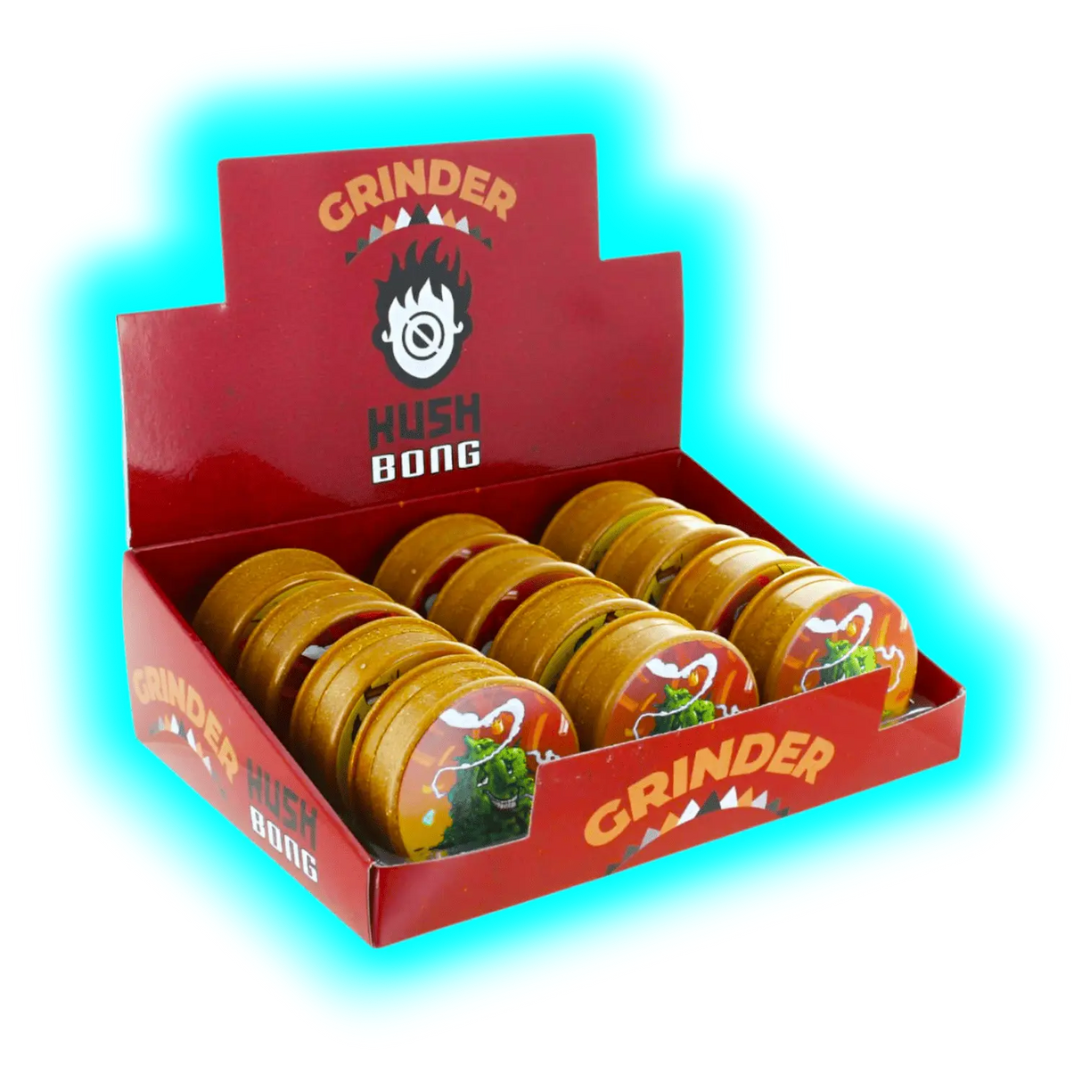 Kush Bong Buds Hemp Grinder 3 Part 50mm