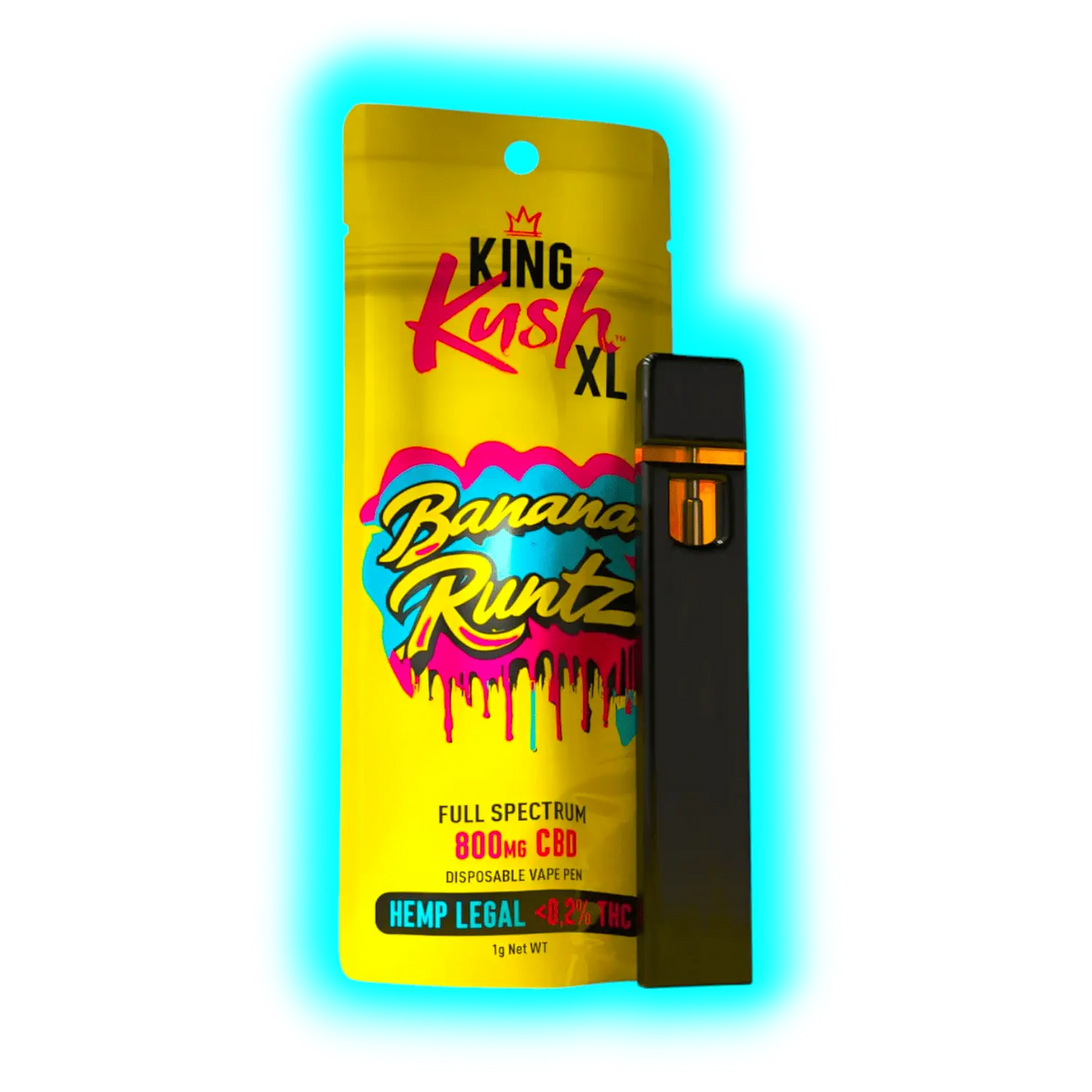 Kush CBD Vapepen Banana Runtz 0.2% THC