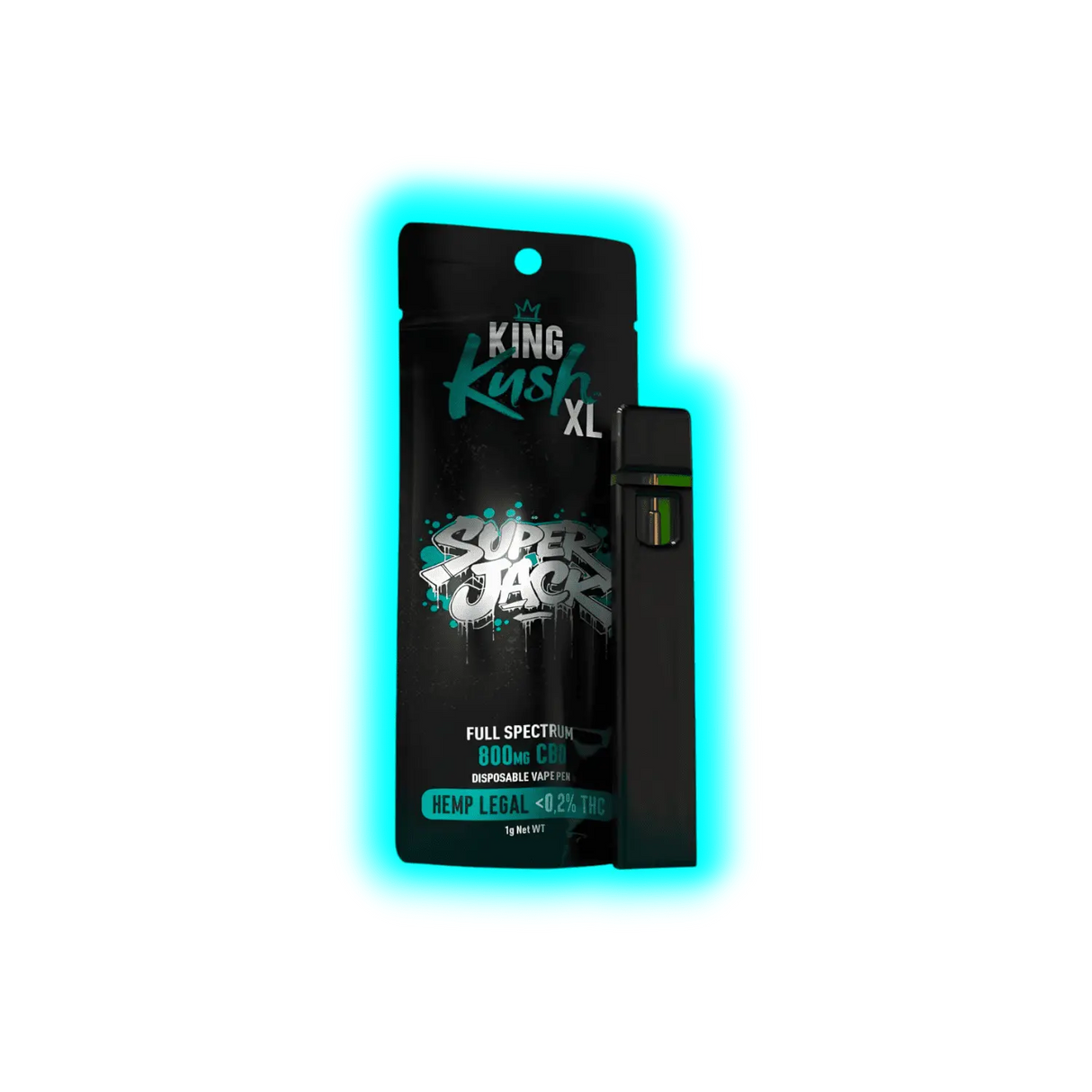 Kush CBD Vapepen Super Jack 0.2% THC