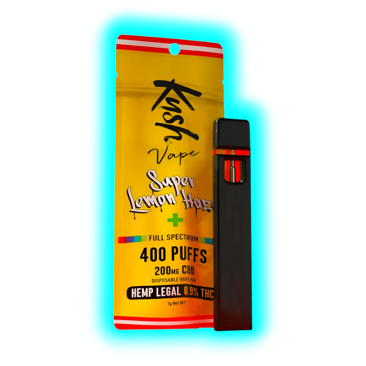 Kush CBD Vapepen Super Lemon Haze 0.9% THC Special Swiss Edition