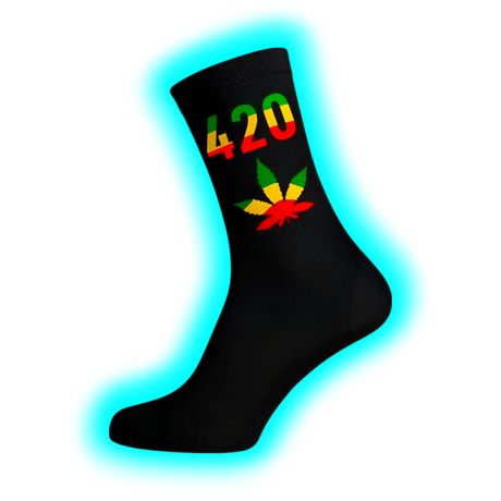 Long Socks Size 40-45 Black/420/Rasta