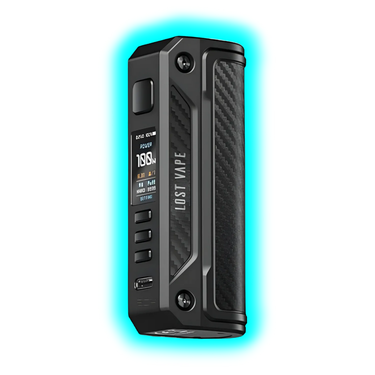 Lost Vape Thelema Solo 100w Box Mod Black Carbon Fiber