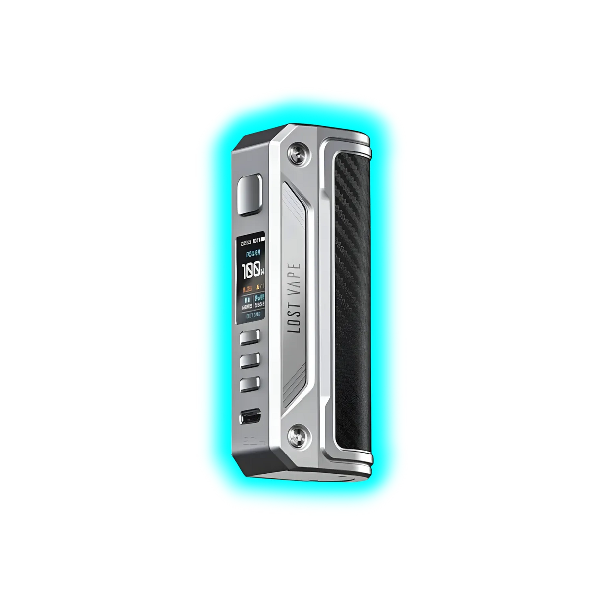 Lost Vape Thelema Solo 100w Box Mod Silver Carbon