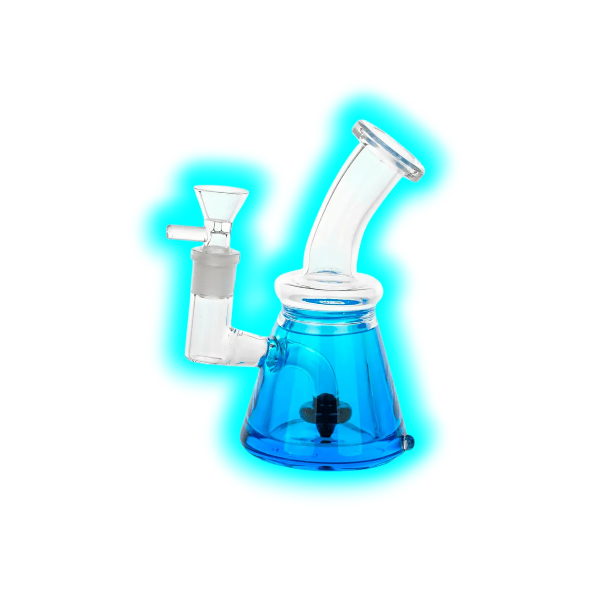 LTD Edition Bubbler Dab Rig Blue 17cm