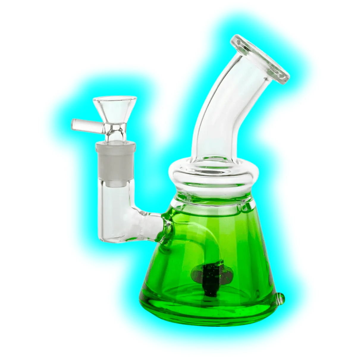 LTD Edition Bubbler Dab Rig Green 17cm