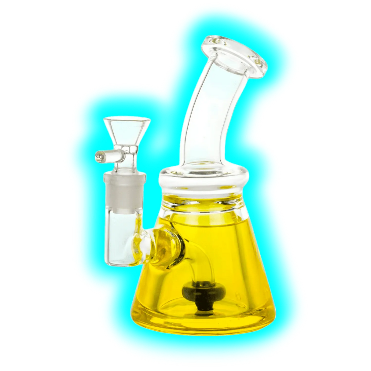 LTD Edition Bubbler Dab Rig Yellow 17cm