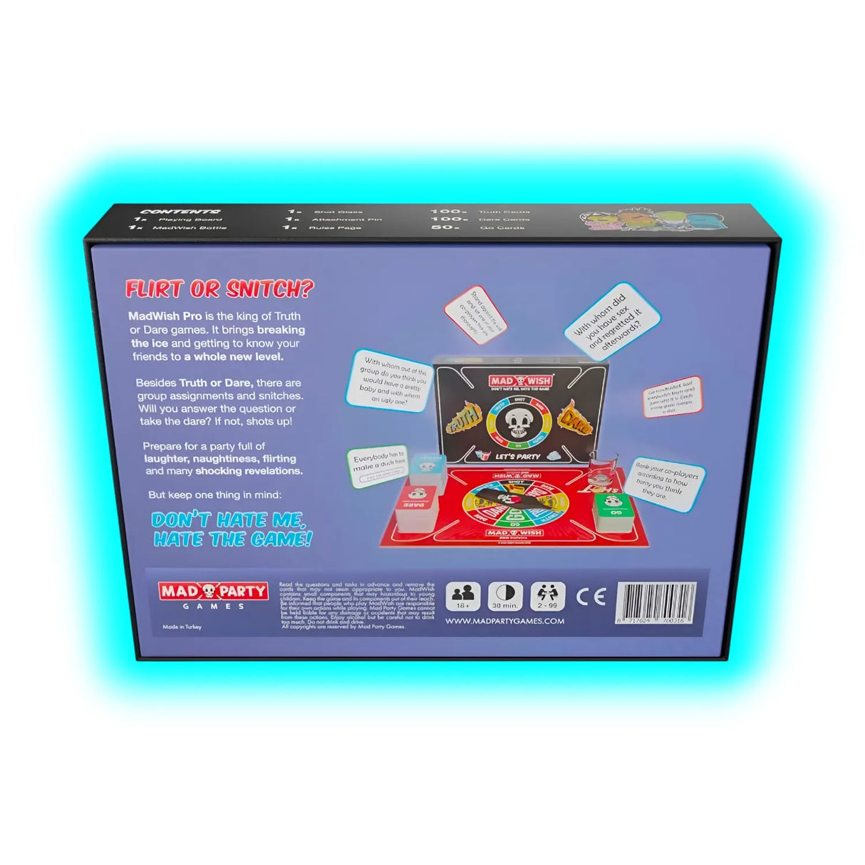 MadKush MadWish Pro - Party Drinking Board Game
