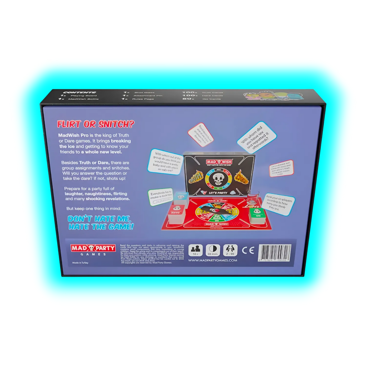 MadKush MadWish Pro - Party Drinking Board Game