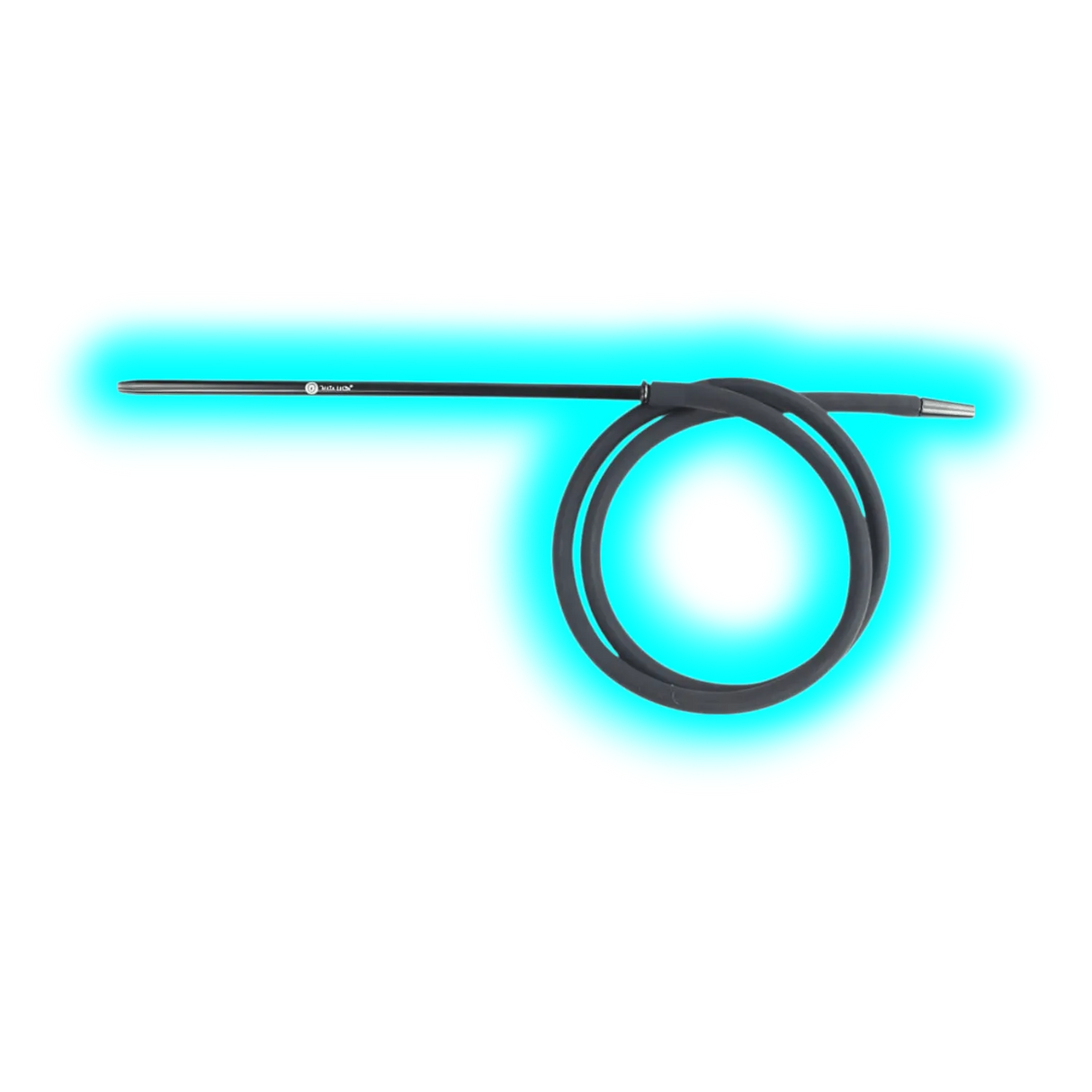 Mata Leon Shisha Silicone Tube Matt 1.5m Black