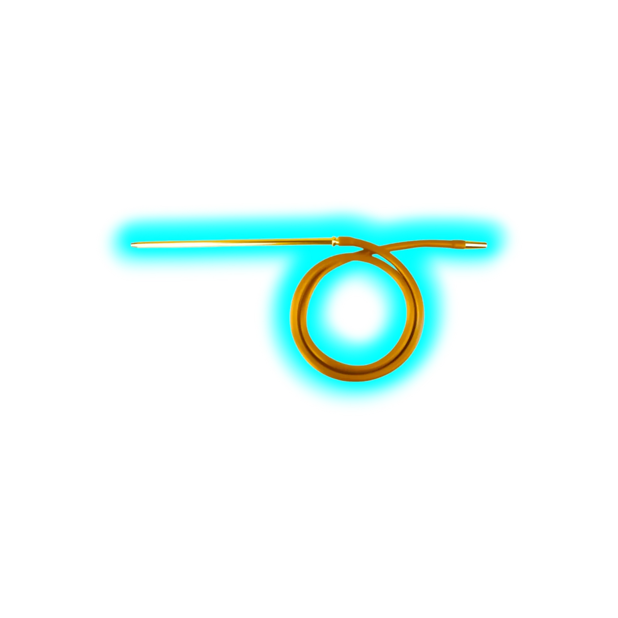 Mata Leon Shisha Silicone Tube Matt 1.5m Gold