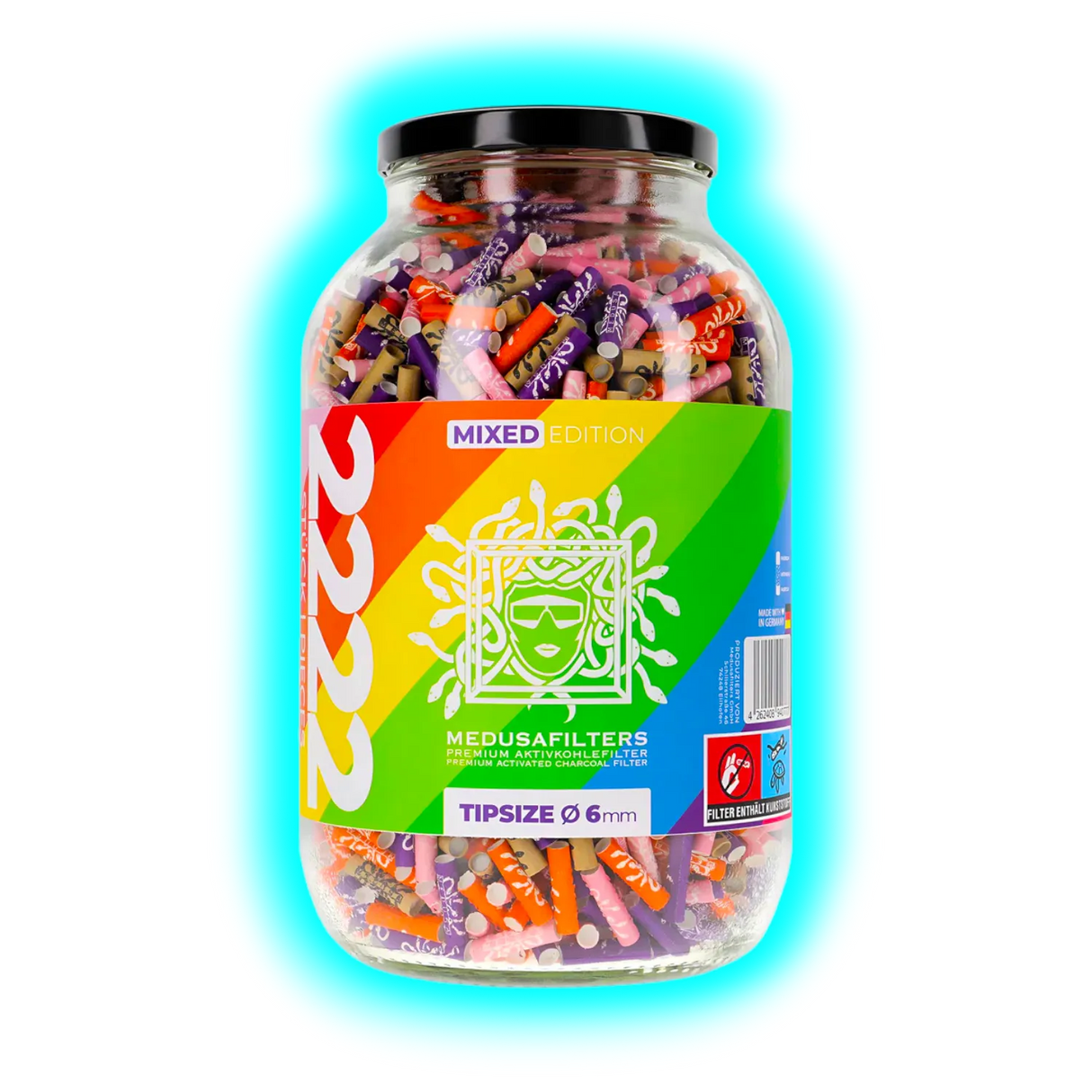 Medusa Hybridfilters Mixed 6mm 2222pcs Glass