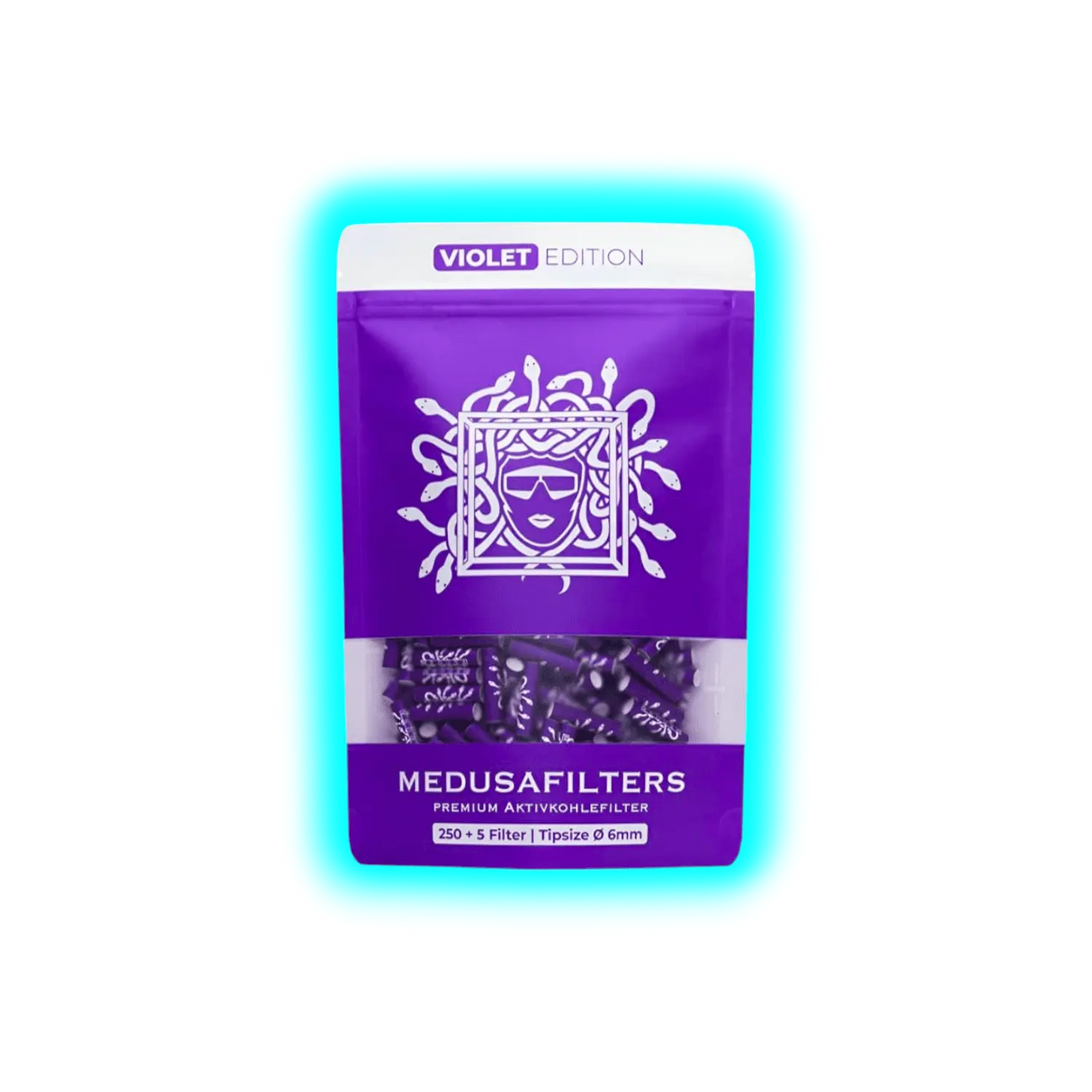 Medusa Hybridfilters Violet 6mm 250pcs
