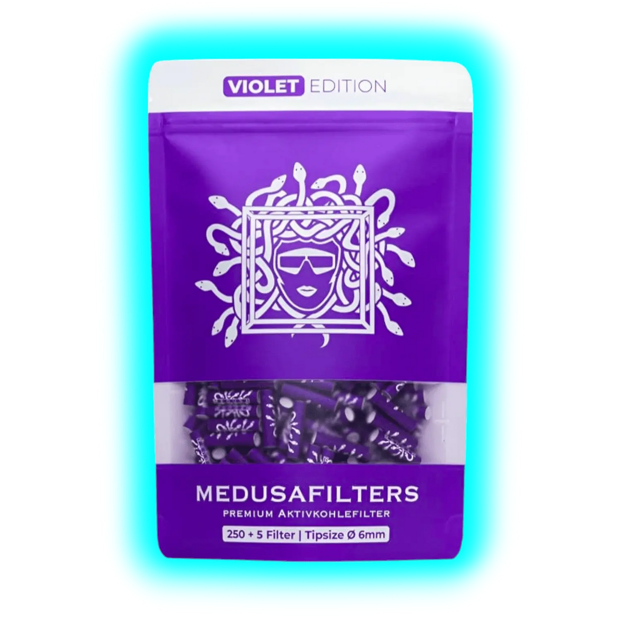 Medusa Hybridfilters Violet 6mm 250pcs