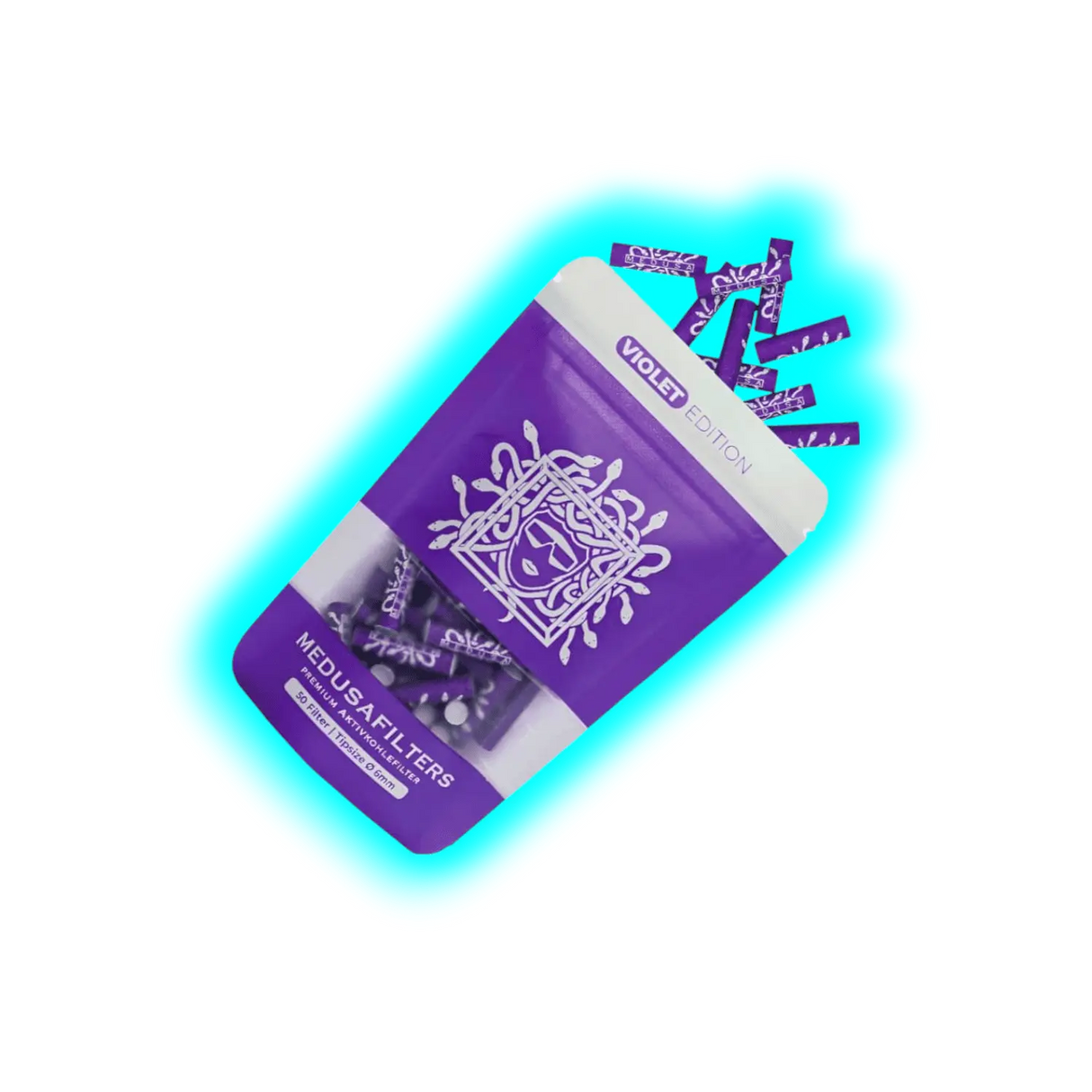 Medusa Hybridfilters Violet 6mm 50pcs