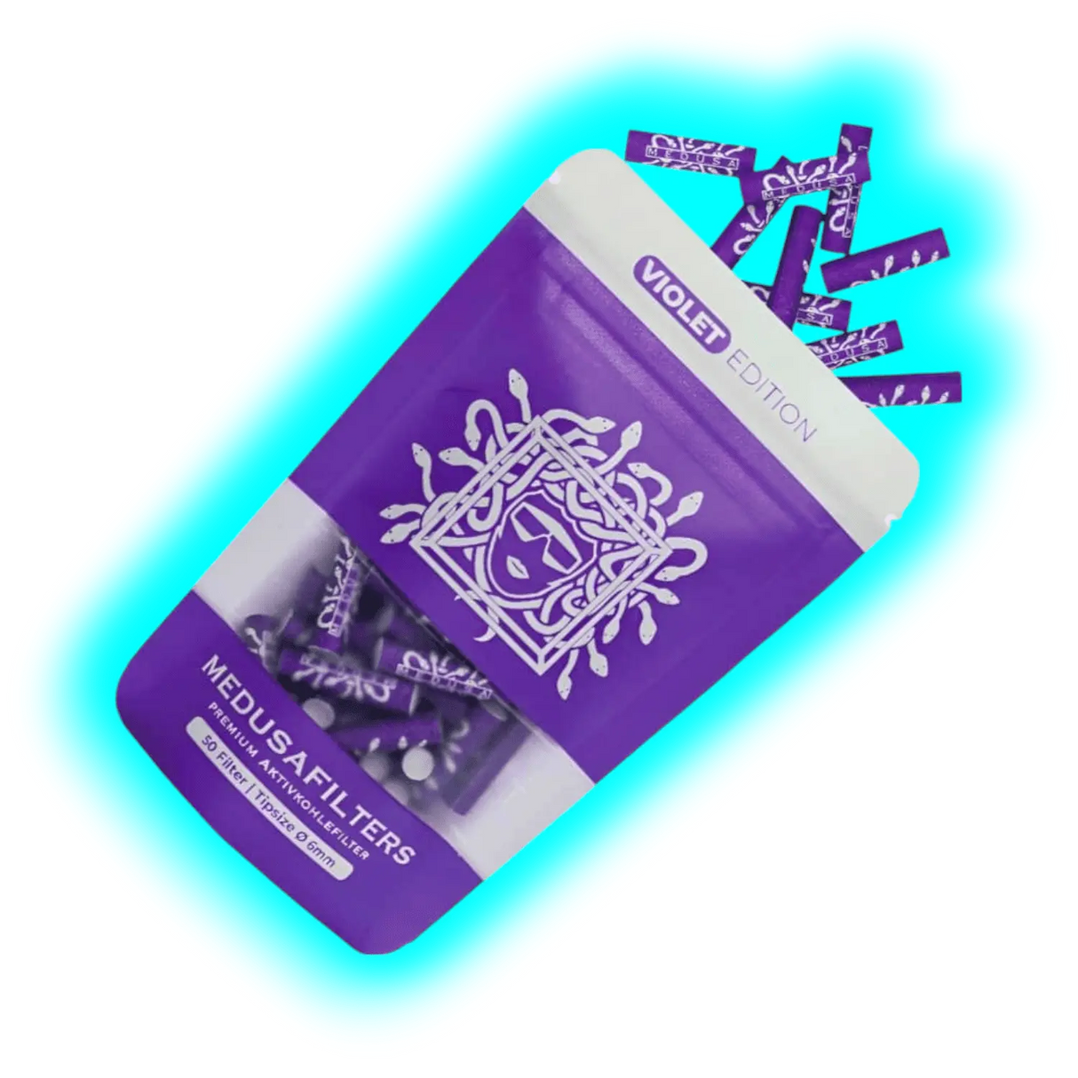 Medusa Hybridfilters Violet 6mm 50pcs