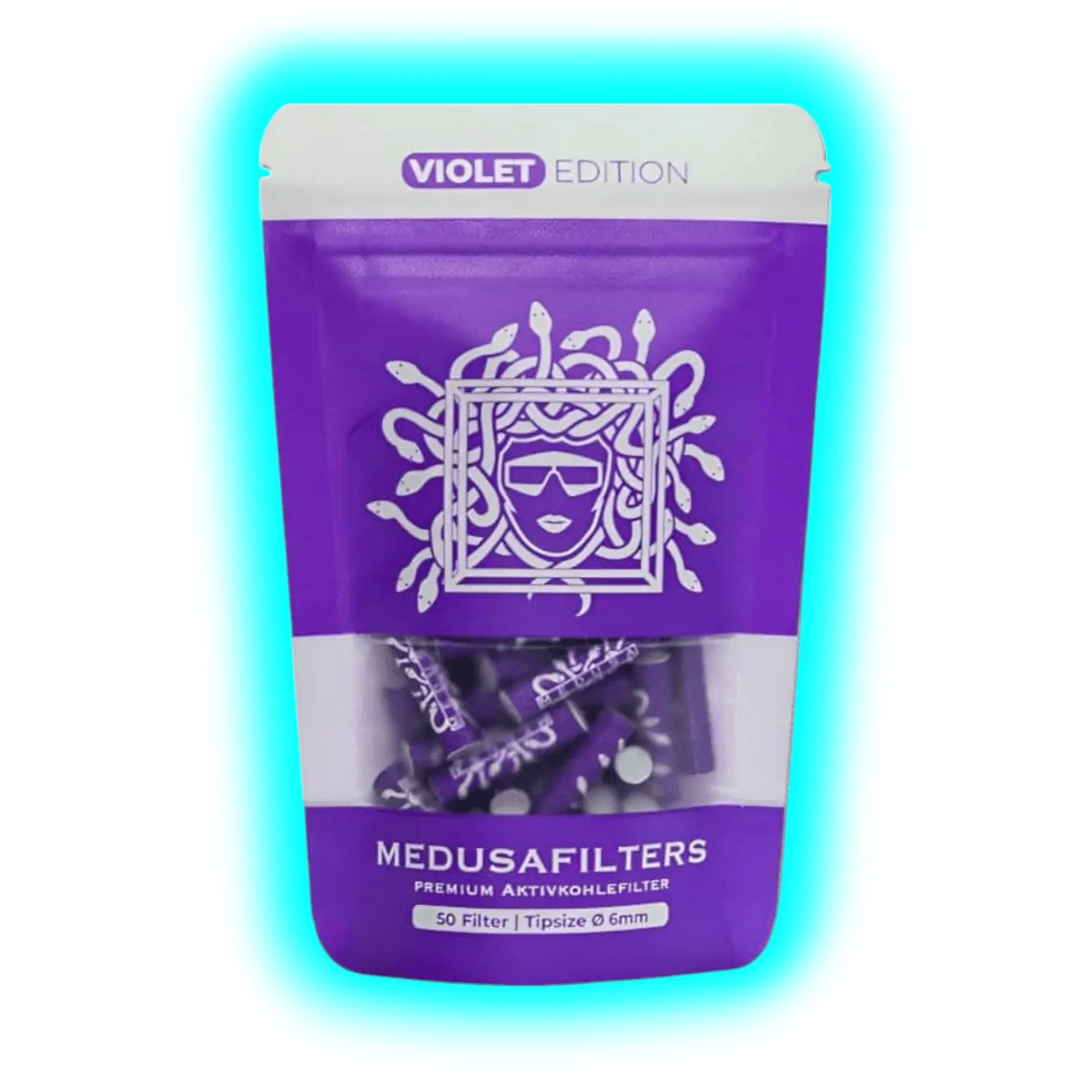 Medusa Hybridfilters Violet 6mm 50pcs