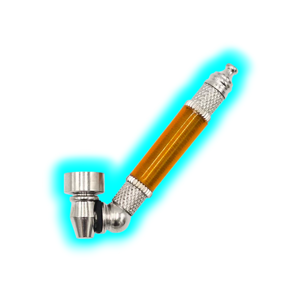 Metal Pipe Plastic 45° Hooked 11cm