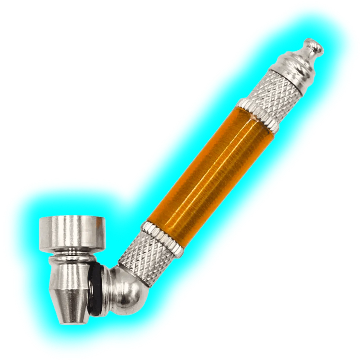 Metal Pipe Plastic 45° Hooked 11cm