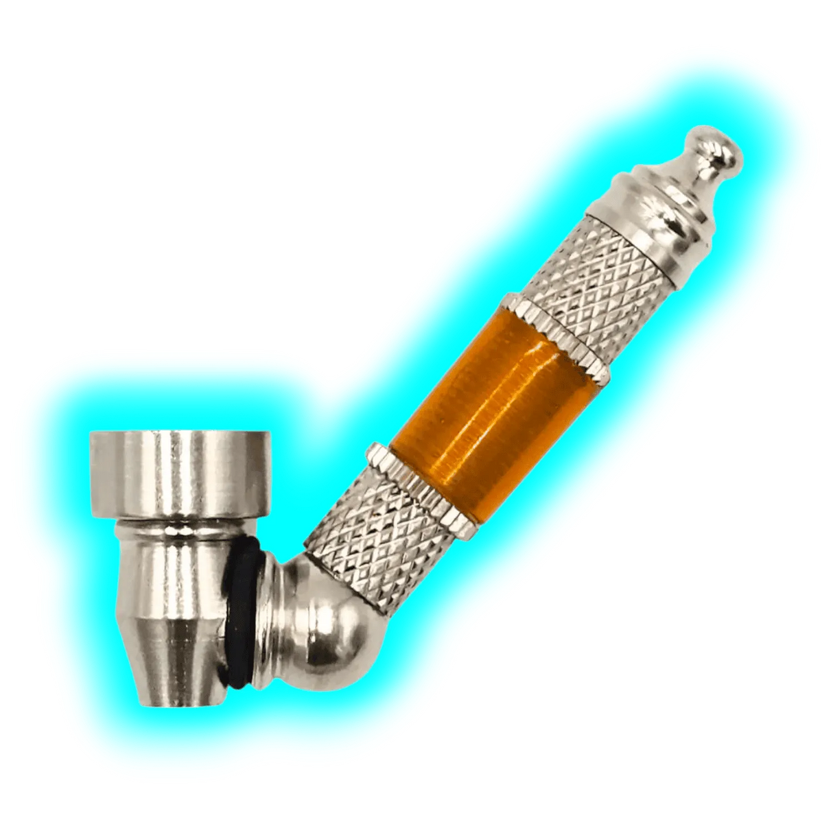 Metal Pipe Plastic 45° Hooked 9cm