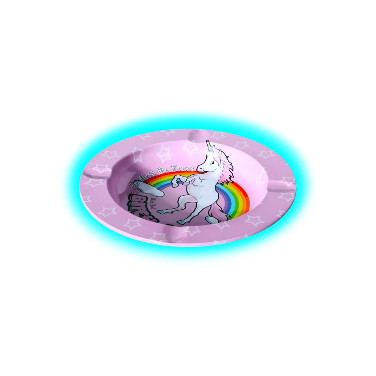 Metal Tin Ashtray - Bitch Bong