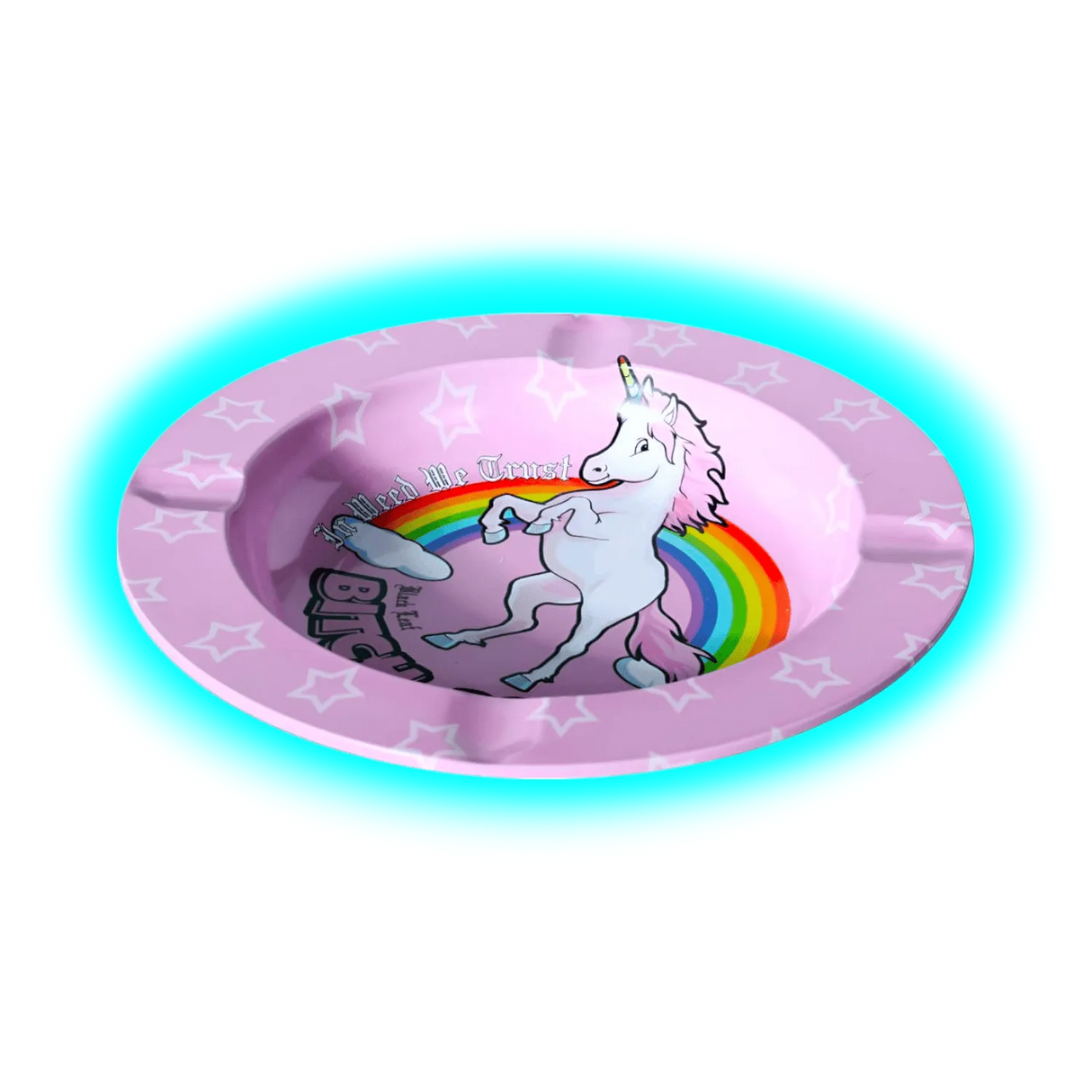 Metal Tin Ashtray - Bitch Bong