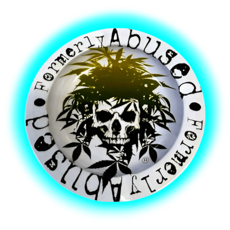 Metall Aschenbecher Formerly Abused