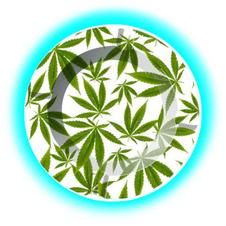 Metall Aschenbecher Leaves