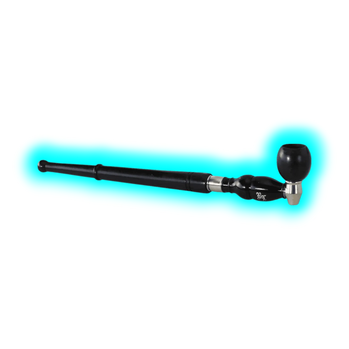 Metal Schraubpfeife + Filteradapter Black Leaf Black