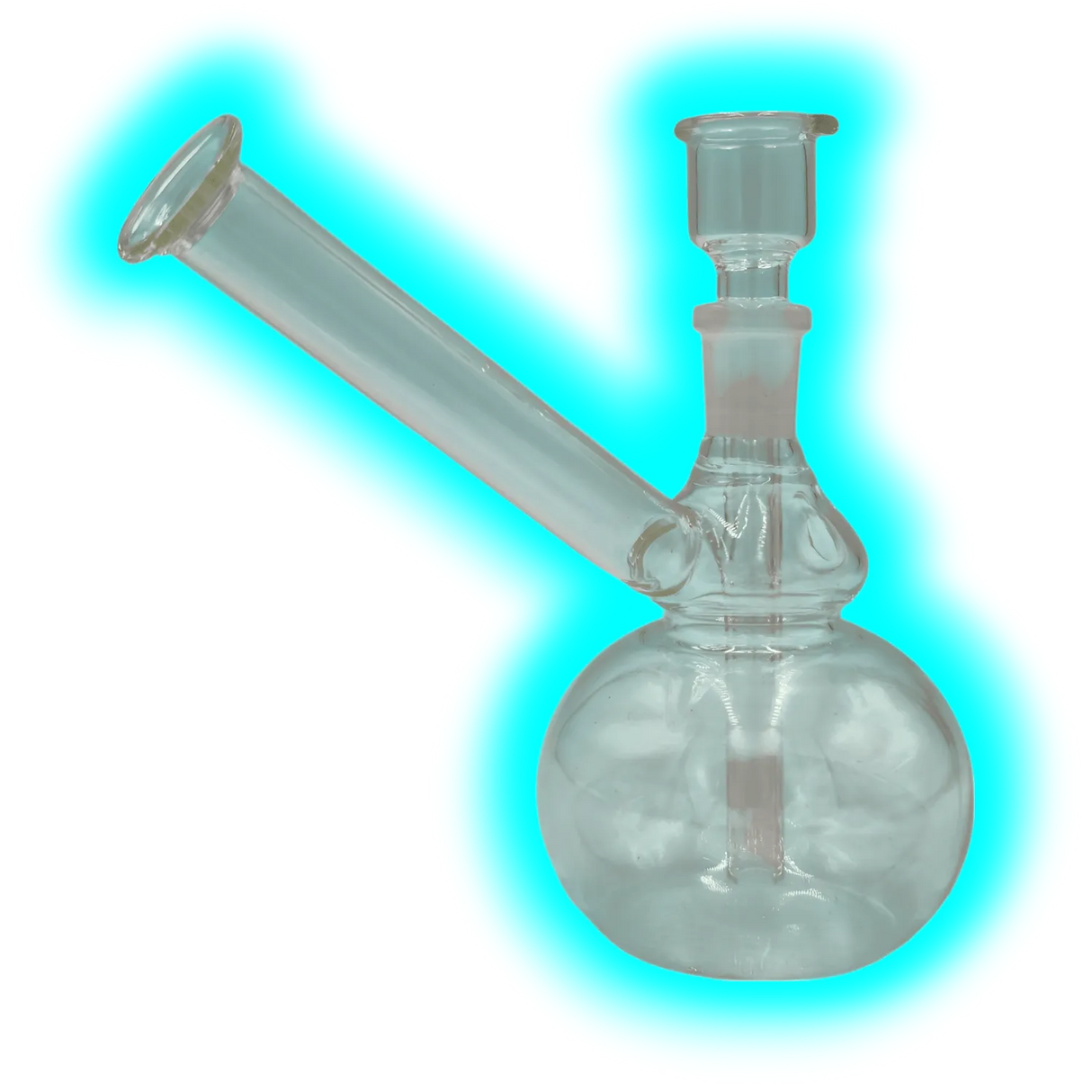 Mini Glass Herb Bong 14cm