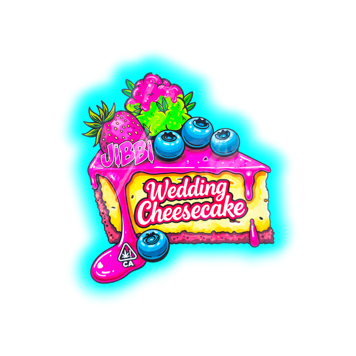 Mylar Bag Wedding Cheesecake 1pc