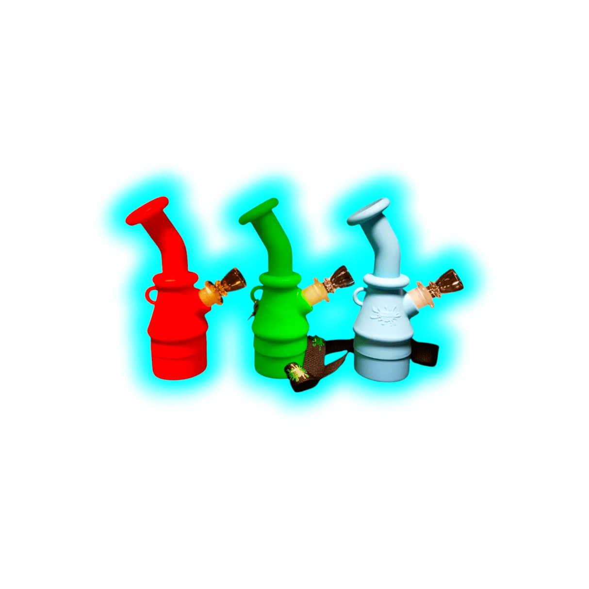 Nogoo Silikon Bong Glow in the Dark