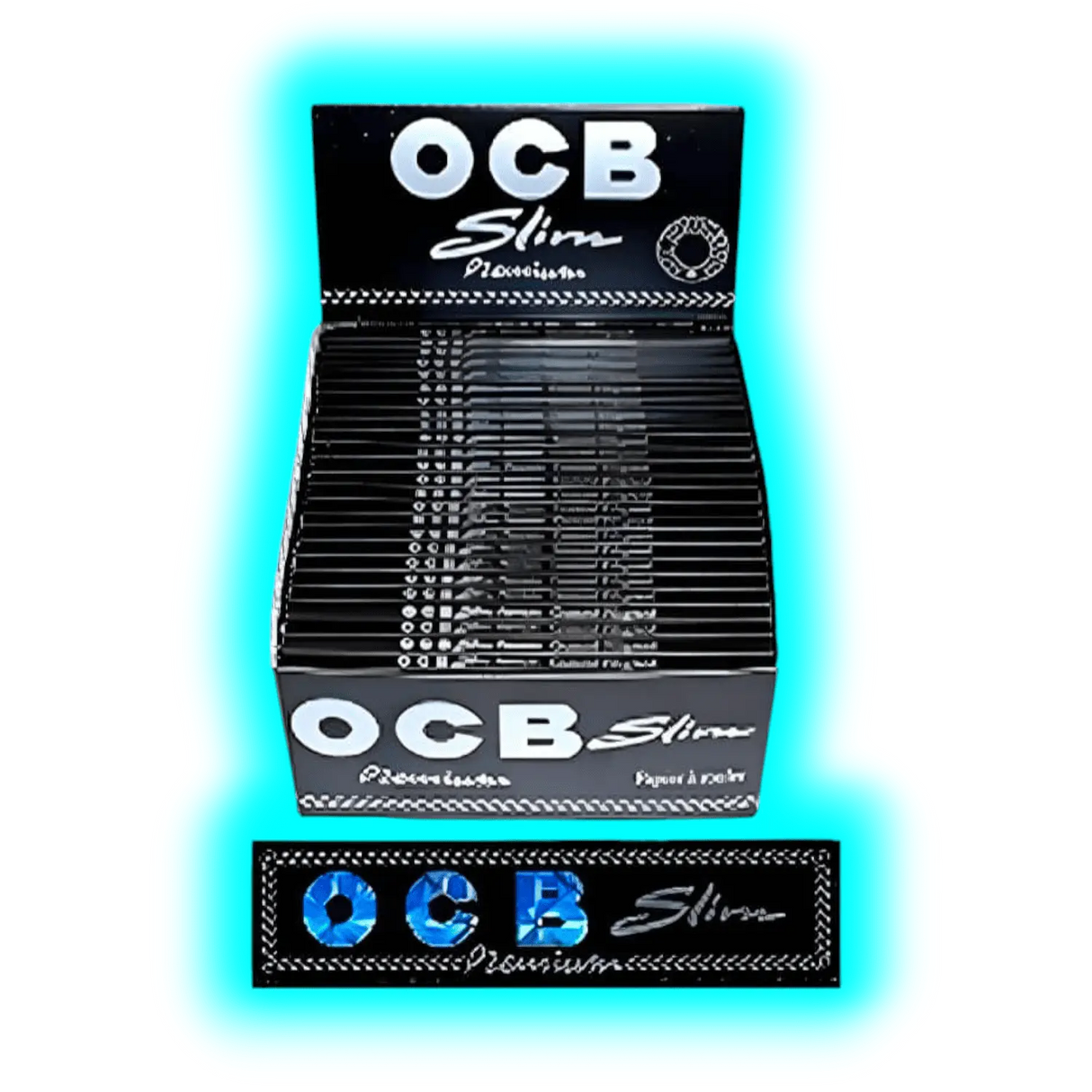 OCB black Slim Kingsize