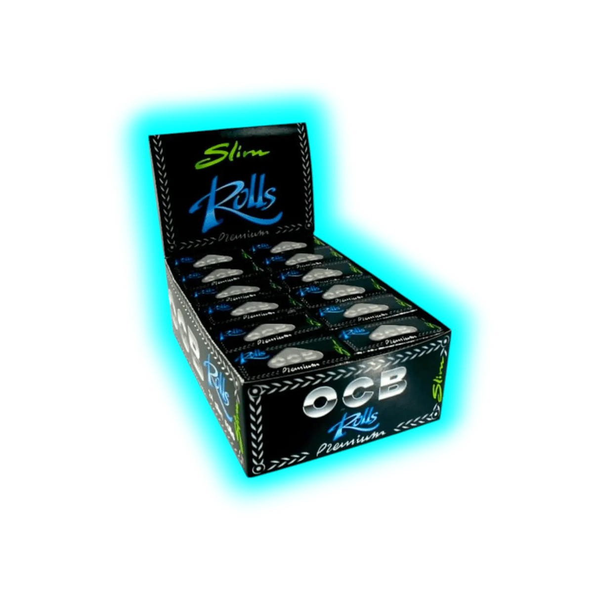 OCB black Slim Rolls Box