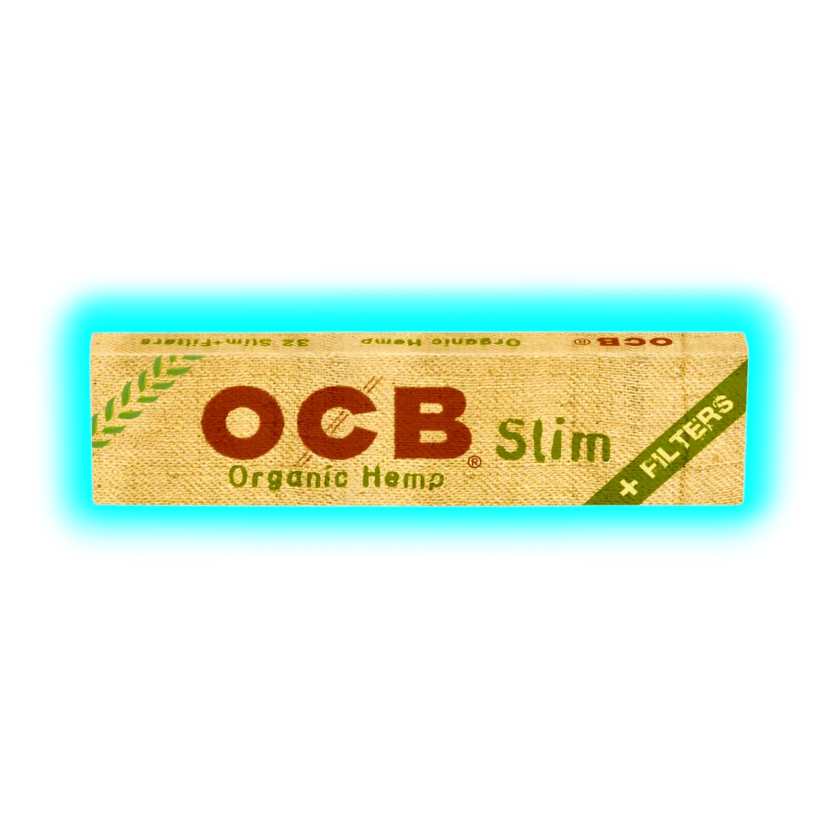 OCB Organic Hemp Bio Slim Papers + Filter Display