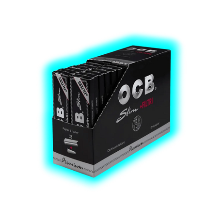 OCB Premium Slim Papers + Filter Display