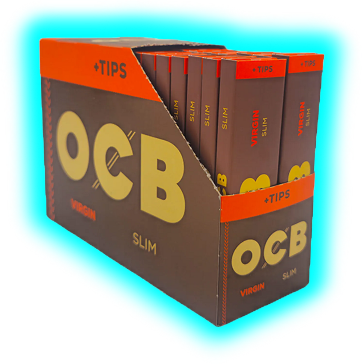 OCB Virgin Slim Papers + Filter Box