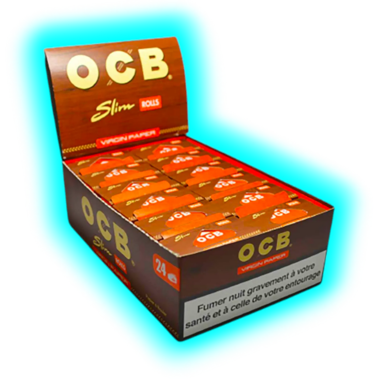 OCB Virgin Slim Papers Rolls Box