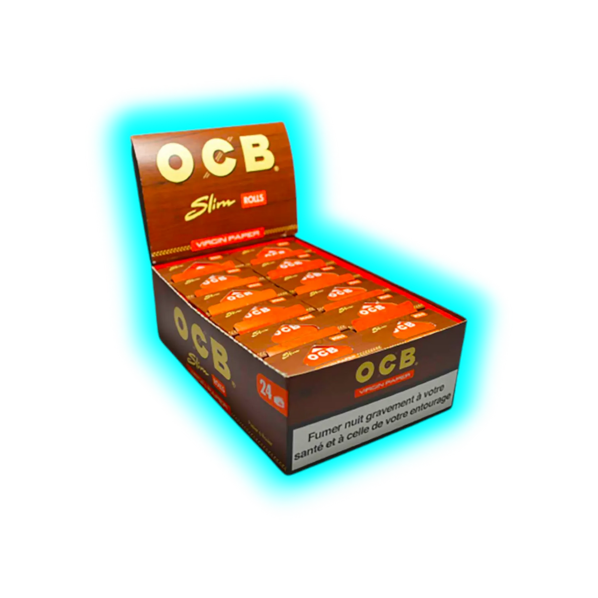 OCB Virgin Slim Papers Rolls Box