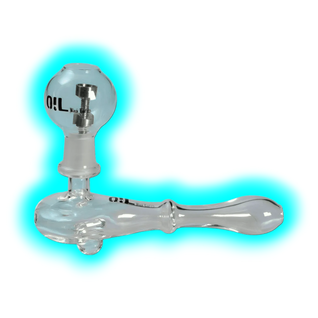 Oil Black Leaf Glaspfeife