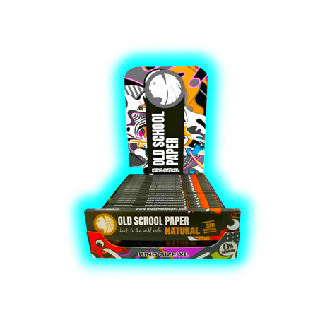 Old School Papers Natural King Size Xl Box 25pcs