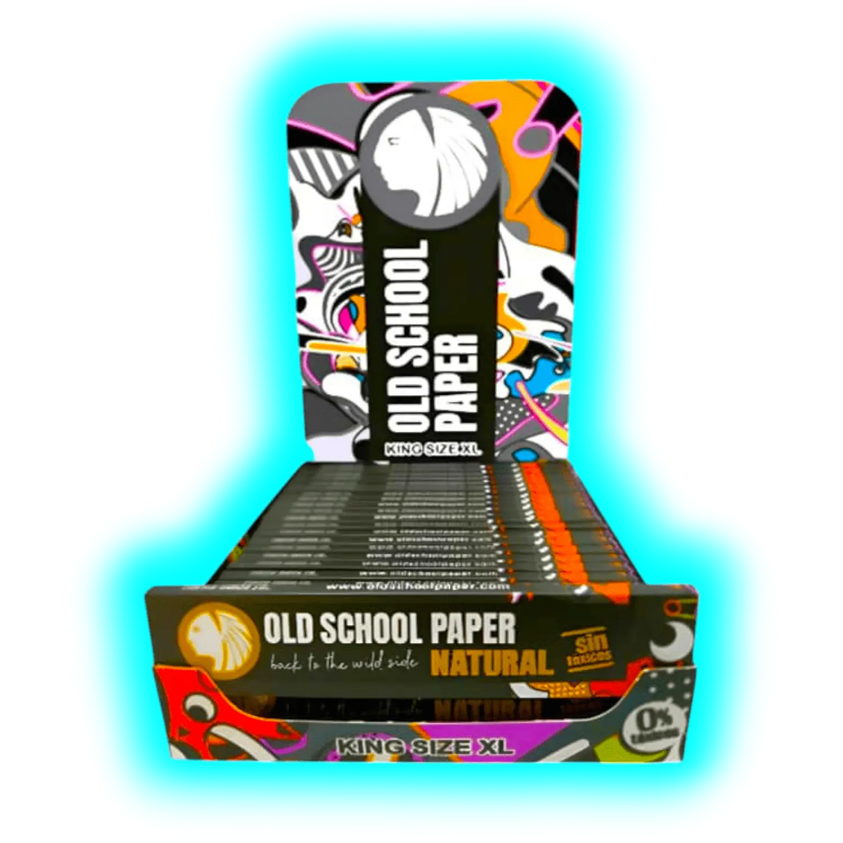 Old School Papers Natural King Size Xl