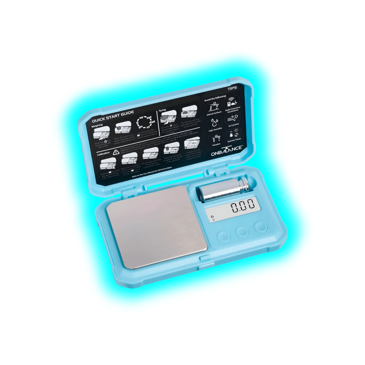 On Balance Predator Pocketscale 100 x 0.01g Blue