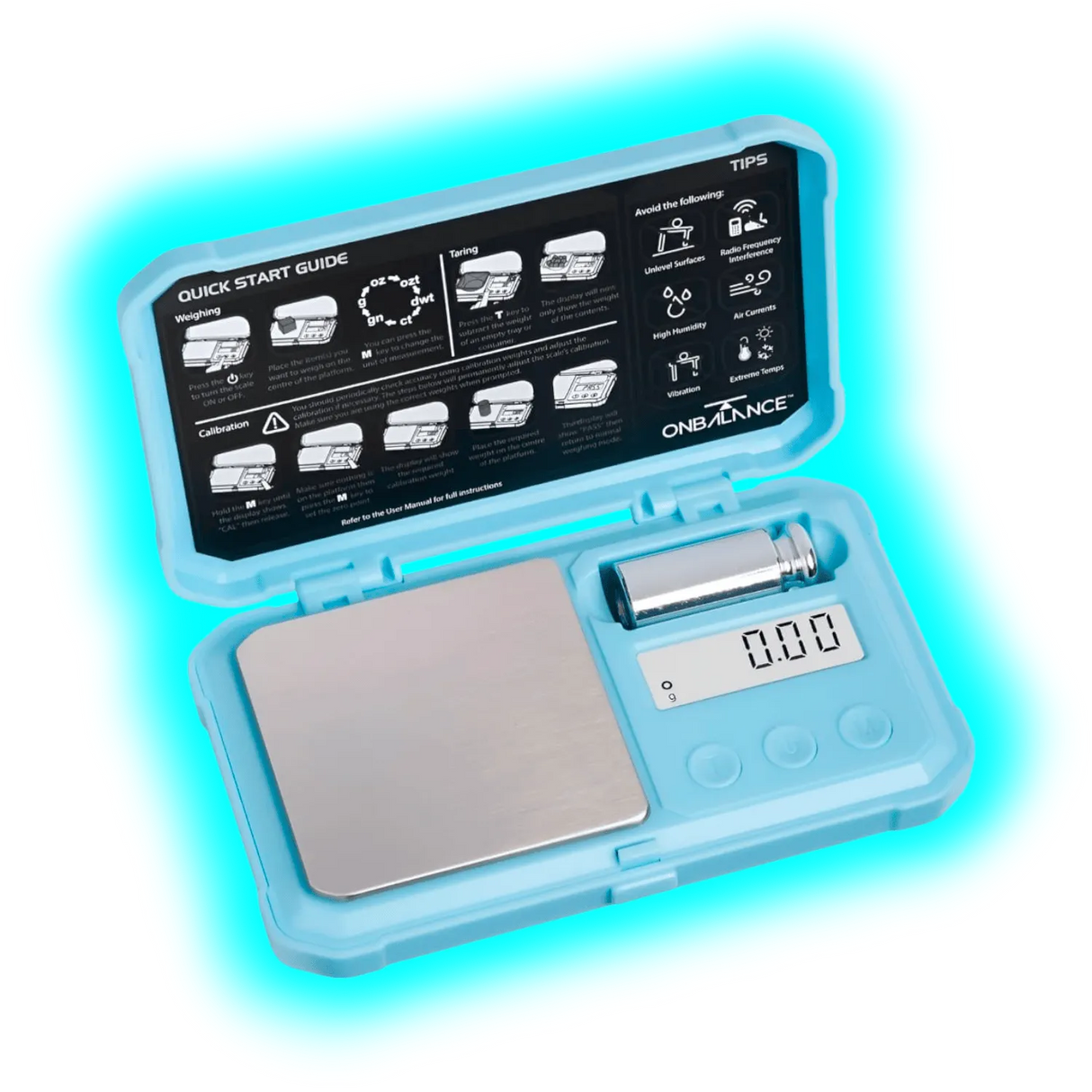 On Balance Predator Pocketscale 100 x 0.01g Blue