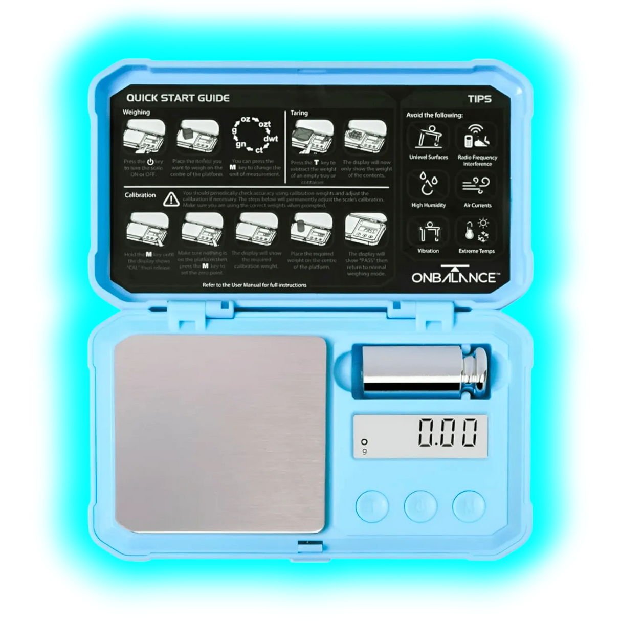 On Balance Predator Pocketscale 100 x 0.01g Blue