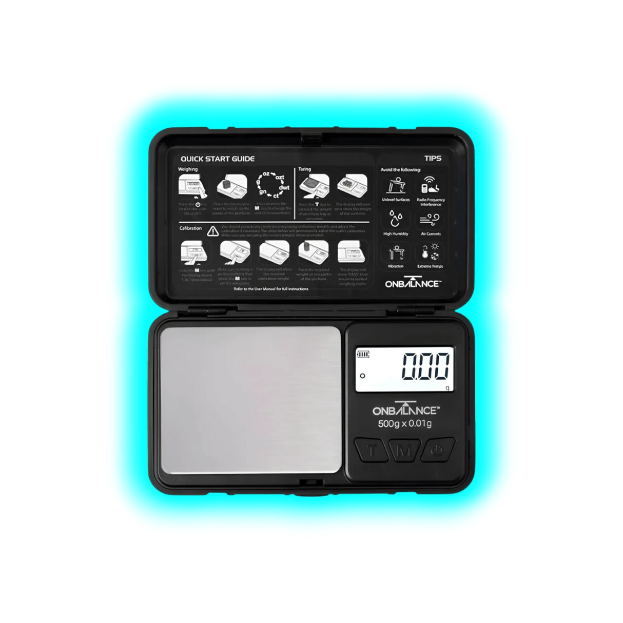 On Balance Robust Pocketscale 500 x 0.01g Black