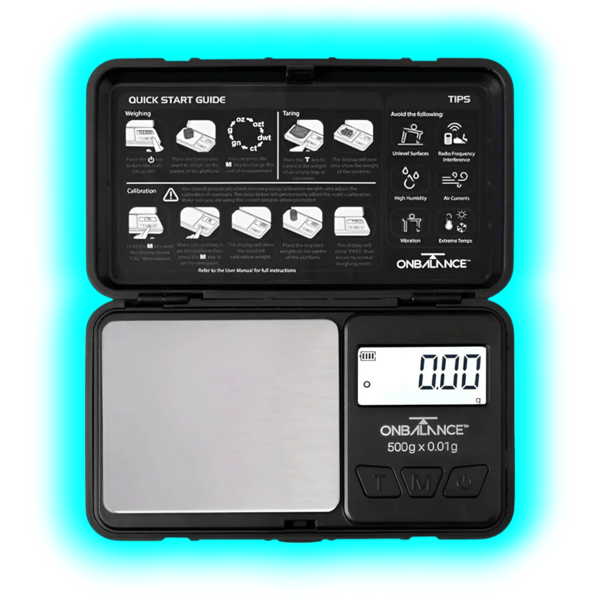 On Balance Robust Pocketscale 500 x 0.01g Black