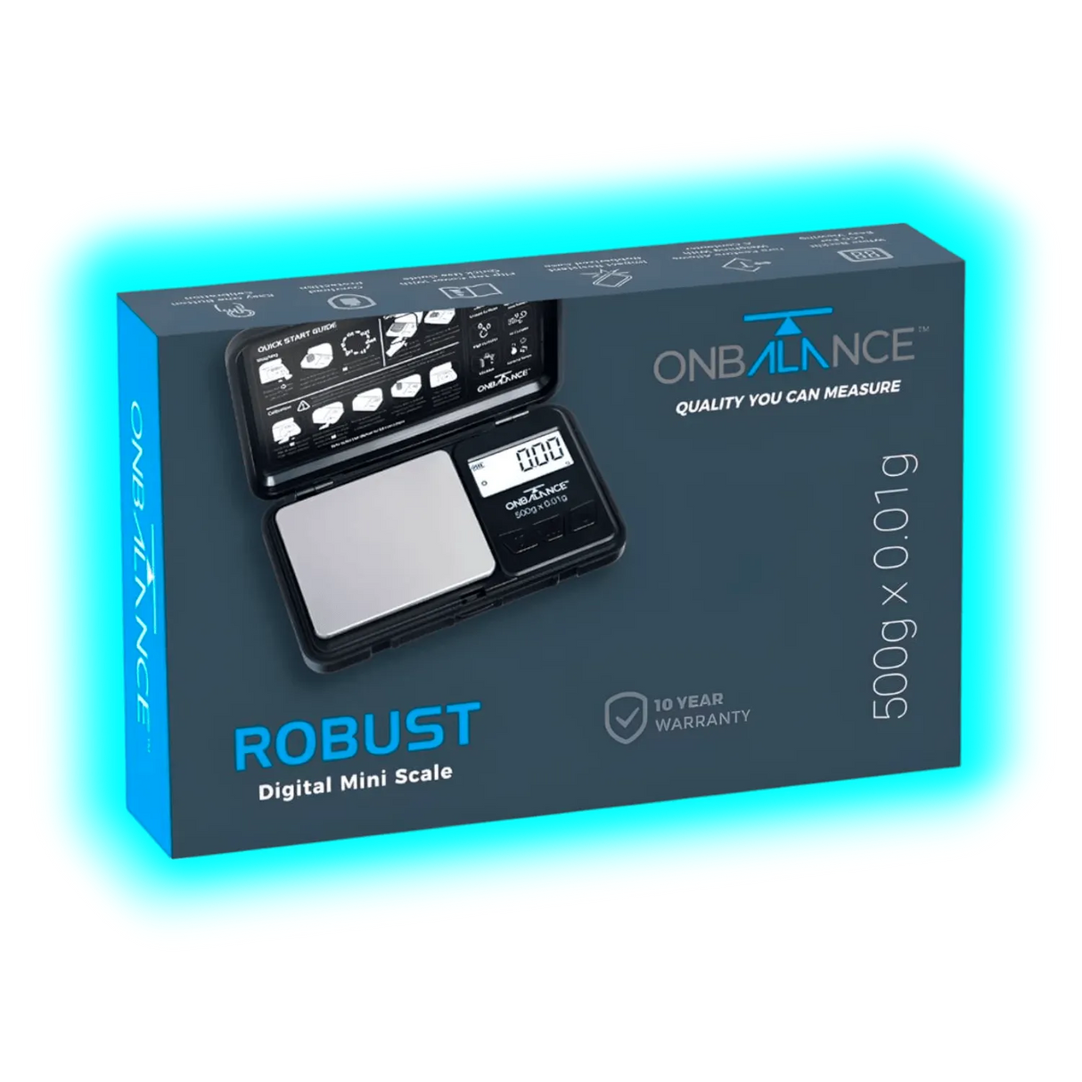 On Balance Robust Pocketscale 500 x 0.01g Black